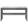 Mueble de TV madera contrachapada gris hormigón 80x40x40 cm 5
