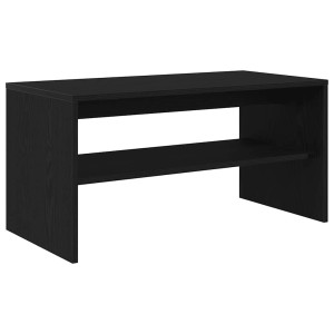 Mueble de TV madera de ingeniería roble negro 80x40x40 cm H