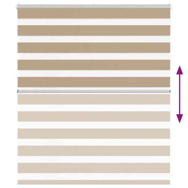 Cortina de zebra 125x100 cm largura do tecido 120.9cm poliéster M 5