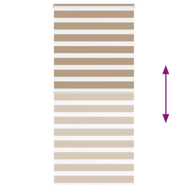 Cortina de zebra 95x230 cm largura do tecido 90.9 cm poliéster M 5