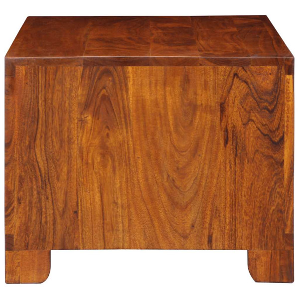 Mesa de centro de madera maciza de acacia 90x50x40 cm M 3