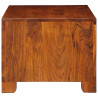Mesa de centro de madera maciza de acacia 90x50x40 cm 3