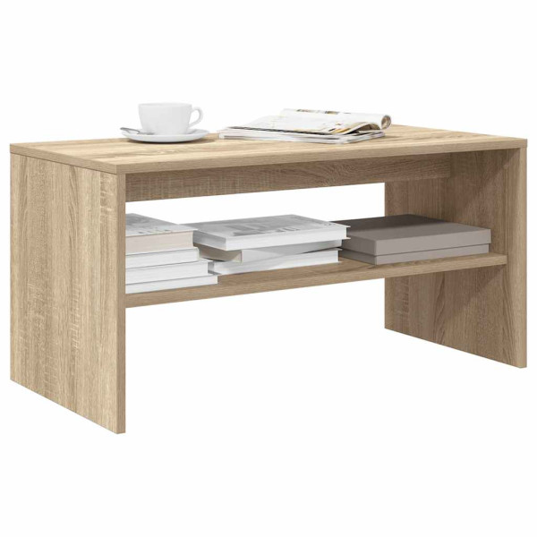 Mueble de TV madera contrachapada roble Sonoma 80x40x40cm D