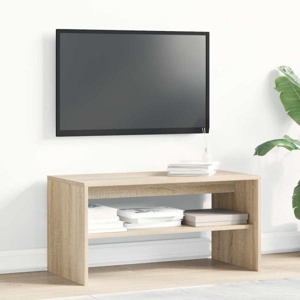Mueble de TV madera contrachapada roble Sonoma 80x40x40cm M 3