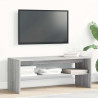 Mueble de TV madera contrachapada gris Sonoma 100x40x40 cm 3