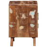 Mesilla de noche 2 uds 40x32x46 cm madera maciza reciclada 3