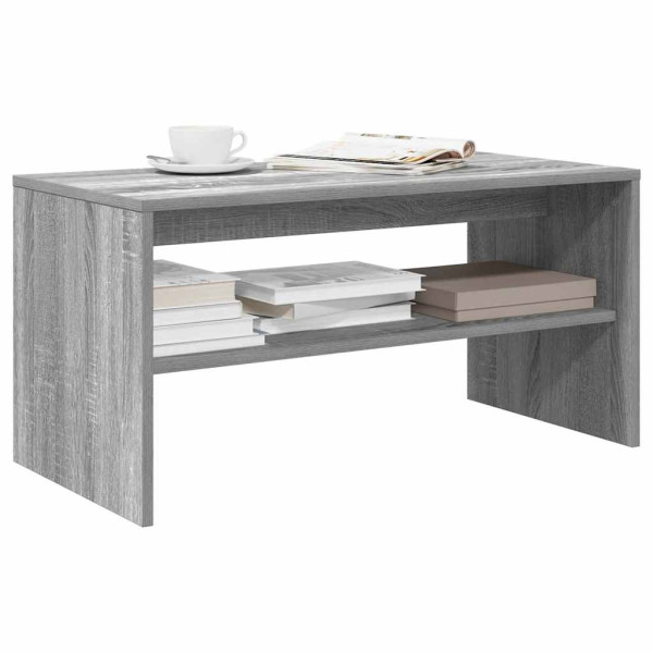 Mueble de TV madera de ingeniería gris Sonoma 80x40x40 cm D