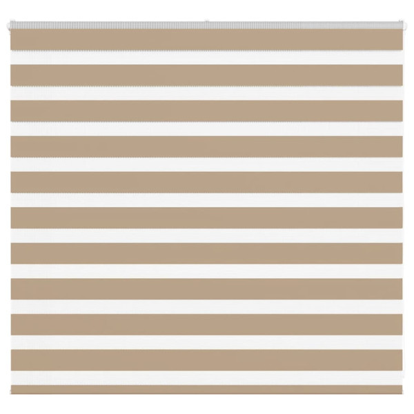 Estor cebra marrón arena tejido ancho 160.9 cm poliéster D