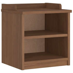 Banco de recibidor SANDNES madera maciza de pino 45x40x50 cm H