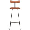 Taburetes de barra 2 uds 49x43x103 cm madera maciza de mango 2