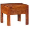 Mesita de noche 2 uds 40x40x36 cm madera maciza de acacia 4