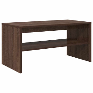 Mueble de TV madera de ingeniería marrón roble 80x40x40 cm H