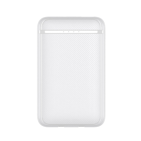 Bateria Externa Power Bank 5000 mAh COOL (2 Cables: TIPO C / Lightning) Blanco M 3