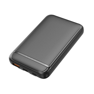 Bateria Externa Power Bank 5000 mAh COOL (2 Cables: TIPO C / Lightning) Negro H