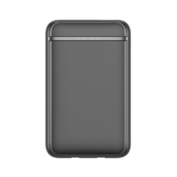 Bateria Externa Power Bank 5000 mAh COOL (2 Cables: TIPO C / Lightning) Negro M 4
