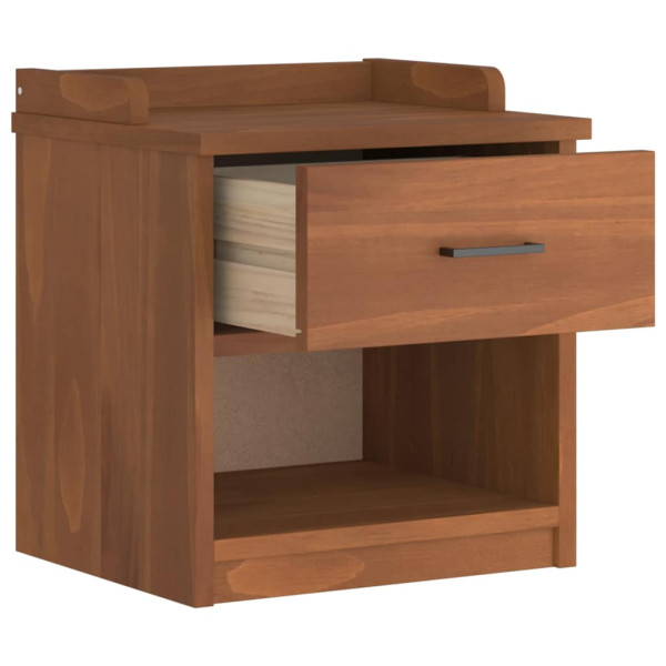 Banco de recibidor SANDNES madera maciza de pino 45x40x50 cm M 5