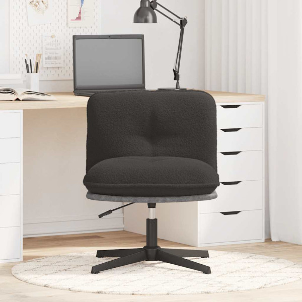 Silla de oficina giratoria tela gris oscuro M 3