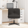 Silla de oficina giratoria tela gris oscuro 3