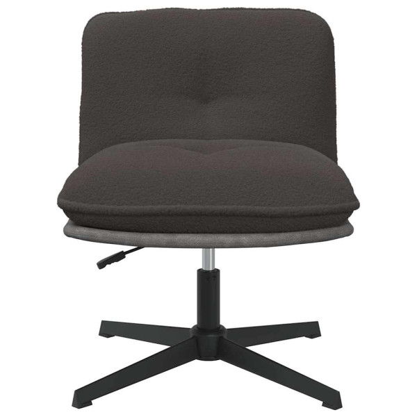 Silla de oficina giratoria tela gris oscuro M 4