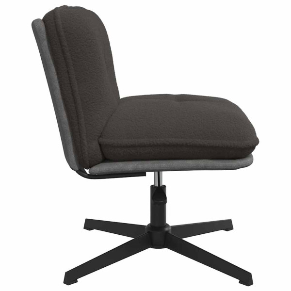 Silla de oficina giratoria tela gris oscuro M 5