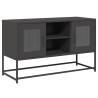 Móvel de TV 100.5x39x60.5 cm aço preto 2