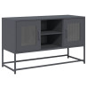 Mueble para TV de acero gris antracita 100.5x39x60.5 cm 2