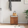 Banco de recibidor SANDNES madera maciza de pino 45x40x50 cm 4