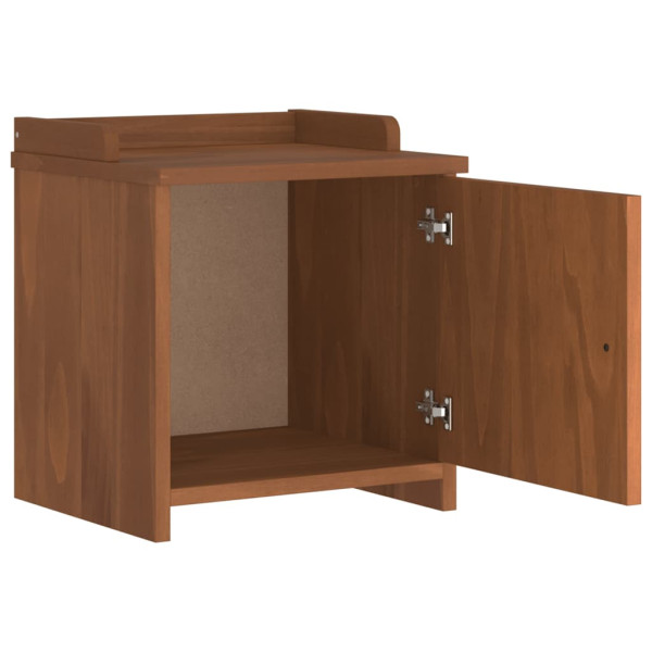 Banco de recibidor SANDNES madera maciza de pino 45x40x50 cm M 5