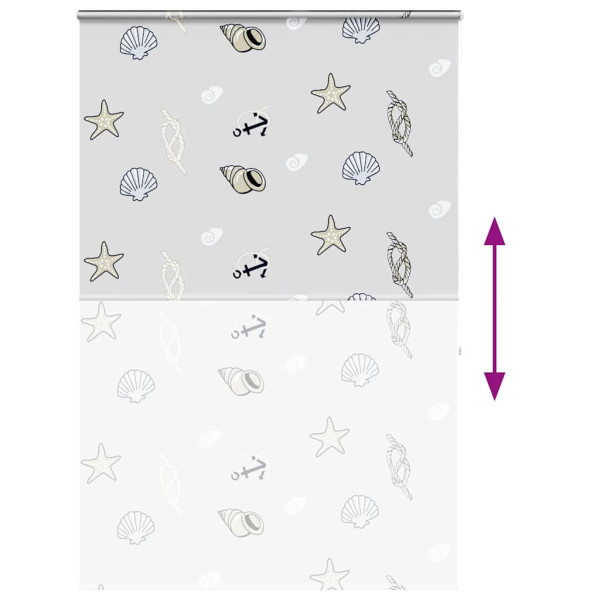 Rolo de Duche Estores cassete 150x240 cm Largura Tecido 146 cm M 5