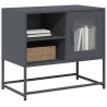 Mueble para TV de acero gris antracita 68x39x60.5 cm 1