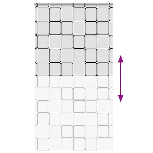 Rolo de Duche Estores com 120x240 cm Largura Tecido 116 cm M 5