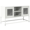 Móvel de TV 100.5x39x60.5 cm aço branco 2