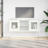 Mueble para TV de acero blanco 100.5x39x60.5 cm 3