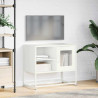 Mueble para TV de acero blanco 68x39x60.5 cm 4