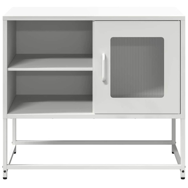 Mueble para TV de acero blanco 68x39x60.5 cm M 5