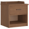 Banco de recibidor SANDNES madera maciza de pino 45x40x50 cm 2