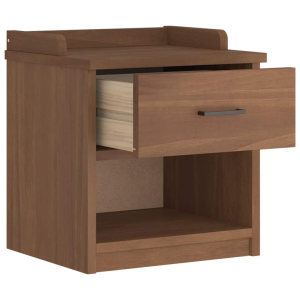 Banco de recibidor SANDNES madera maciza de pino 45x40x50 cm M 5