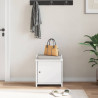 Banco de recibidor SANDNES madera maciza pino blanco 45x40x50cm 4