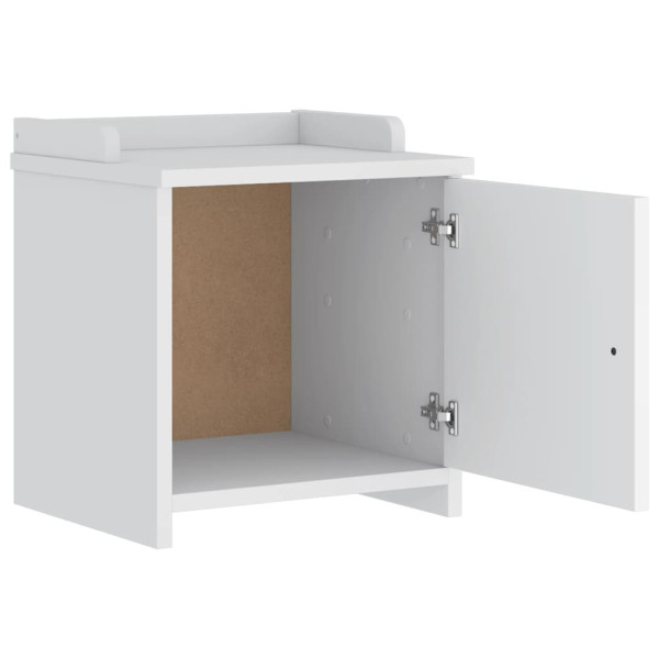 Banco de recibidor SANDNES madera maciza pino blanco 45x40x50cm M 5