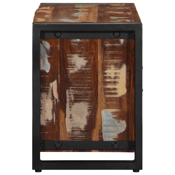 Mueble para la TV 80x30x40 madera maciza reciclada M 4