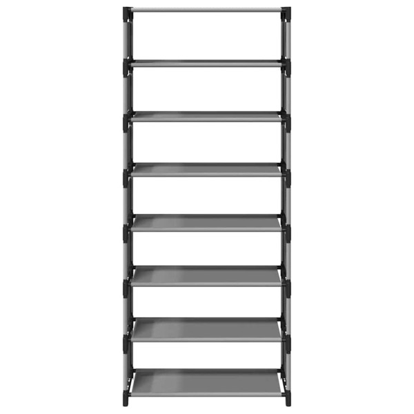 Sapateira 8 camadas 54x28x124 cm tecido não tecido cinzento M 5