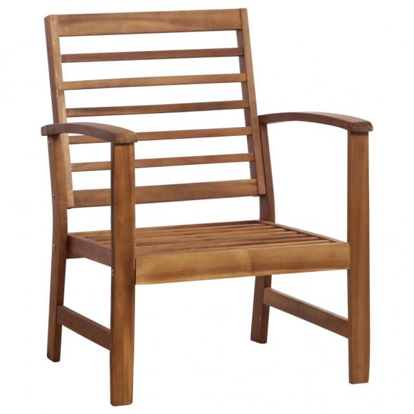 Juego de muebles de jardín 4 piezas madera maciza de acacia M 4