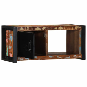 Mueble para la TV 80x30x35 madera maciza reciclada H