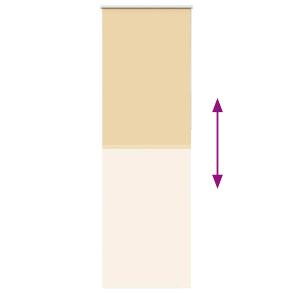 Estor Enrollable Opaco Beige 65x210 cm Tela Ancho 60.7 cm M 5