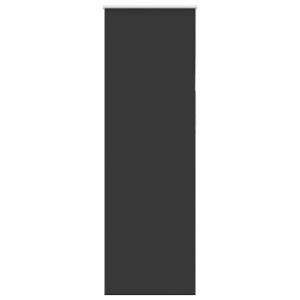 Estor Enrollable Opaco negro 80x230 cm Tela Ancho 75.7 cm H