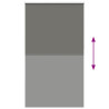 Estor Enrollable Opaco gris 120x210 cm Tela Ancho 116.6 cm 5