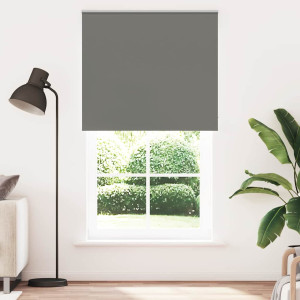 Estor Enrollable Opaco gris 130x210 cm Tela Ancho 126.6 cm H