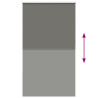 Estor Enrollable Opaco gris 130x210 cm Tela Ancho 126.6 cm 5