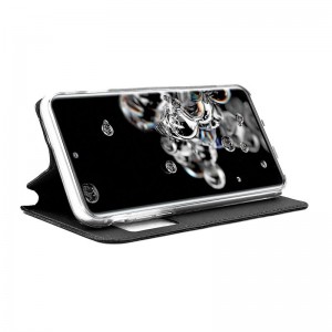 Funda COOL Flip Cover para Samsung G988 Galaxy S20 Ultra 5G Liso Negro H