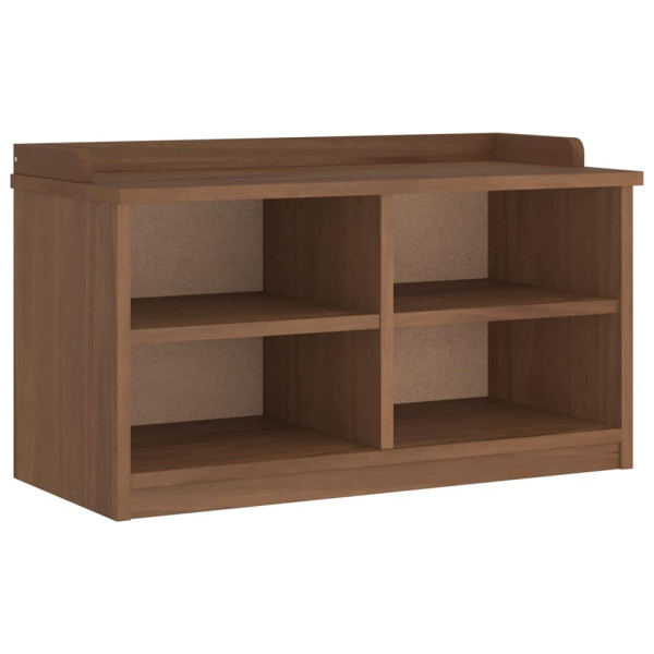 Banco de recibidor SANDNES madera maciza de pino 87x40x50 cm M 2